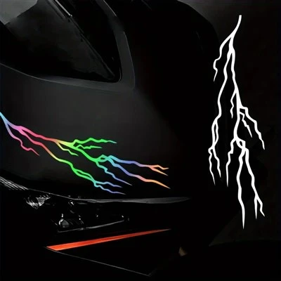 Adesivo de scooter de raios de efeito 3D DIY