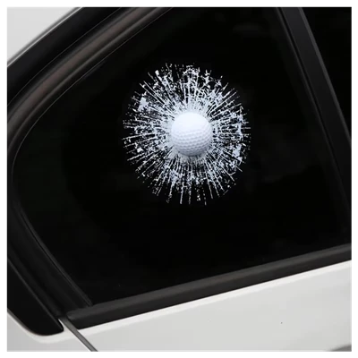 Adesivo de adesivo de carro de tênis 3D