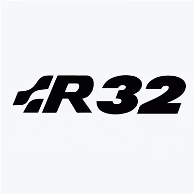 Decalques de adesivo de adesivo de crachá VW R32