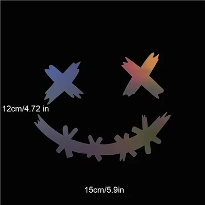 Demon Sorrindo Face Decal