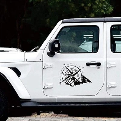 Adesivo de carroceria Jeep Crosscountry estilo bússola