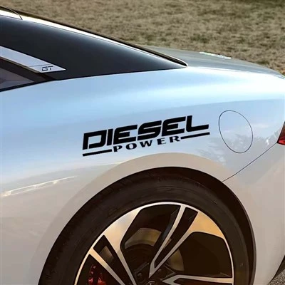 Decalque de vinil corte a diesel