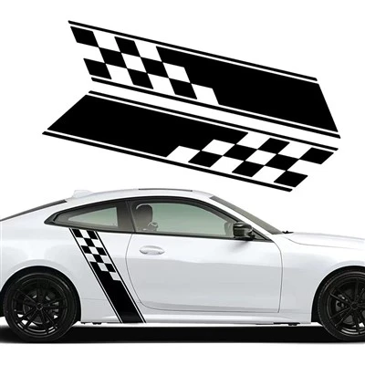 Adesivo decalque estilo esportivo para carroceria