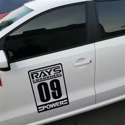 Raios e Número de série Adesivo para o corpo do carro
