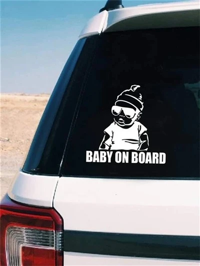 adesivos de vinil para janela Baby On Board
