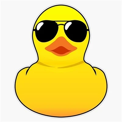 Seleção de decalque de onda de pato