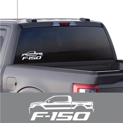 ET11368# Ford F150 Vinil Decalque da janela do corpo