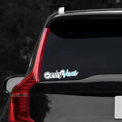 Adesivo de carro engraçado apenas van