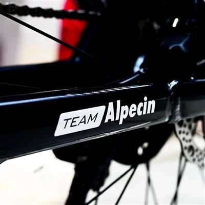 Adesivos de quadro de bicicleta da equipe de alpecinas