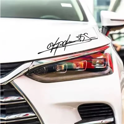 Decalques de vinil para decoração de peças automotivas