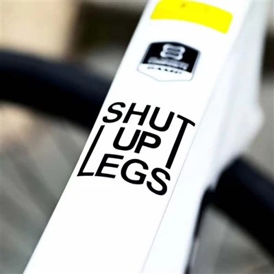 2pcs Cale os adesivos de bicicleta das pernas