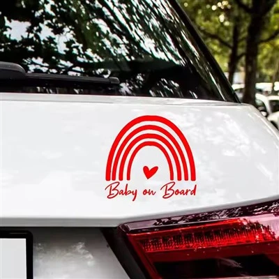Bebê a bordo dos adesivos de janelas do carro