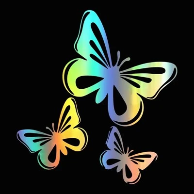 Adesivo Butterfly Vinly para acessórios para automóveis de automóveis
