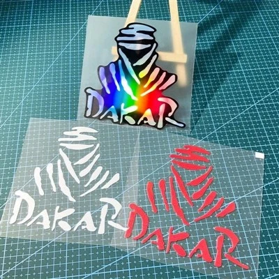 Adesivos de laser de motocross do deserto de Dakar