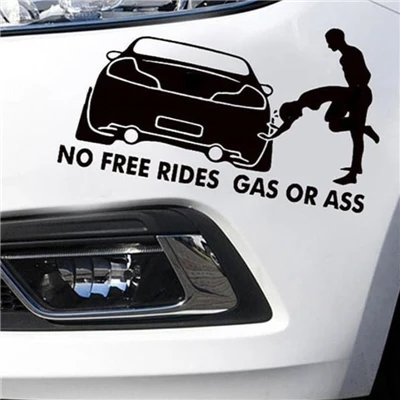 adesivos de carro com gasolina ou bunda