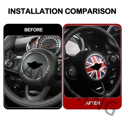 Adesivo do volante de carro para mini cooper