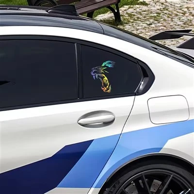 Adesivo de adesivo de carro cortado