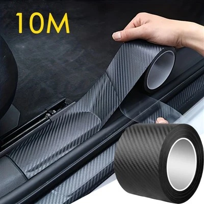 Adesivo de fita 3D do carro de fibra de carbono