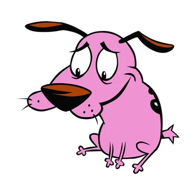 Decalques de cachorro de pegadinha rosa desenho animado