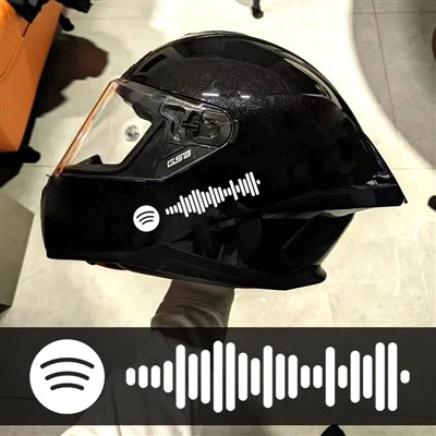 Adesivos de motocicleta de padrão de sinal criativo