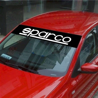 Adesivo para janela frontal Sparco tamanho personalizado