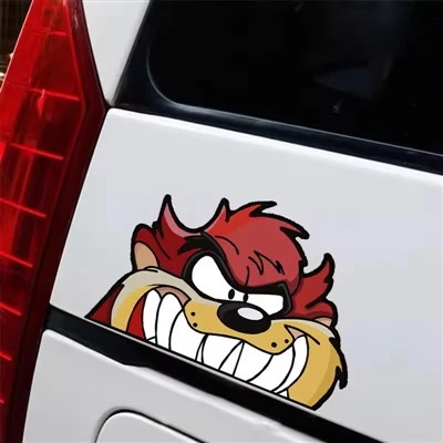 Decoração de carro monstro da Tasmânia