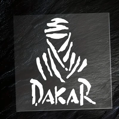 Decalque de vinil dakar para carro e motocicleta