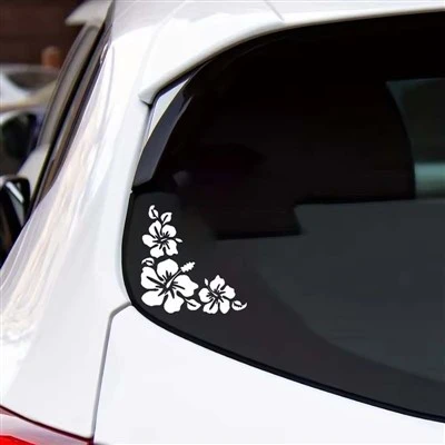Et11360# vibrante hibiscus flor s'ticker