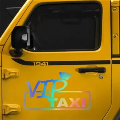 Adesivo decalque táxi VIP