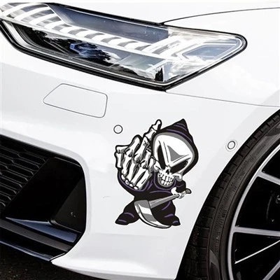 Adesivo de carro decalque estilo Azrael