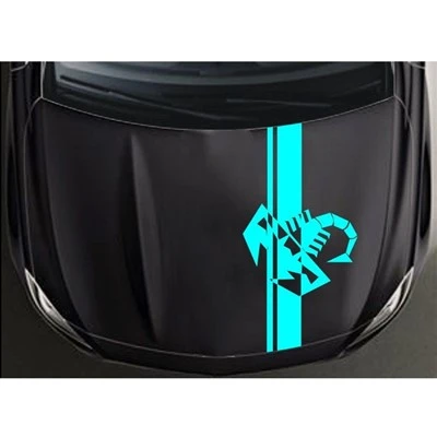 Logotipo dos adesivos do capô do motor FIAT 500