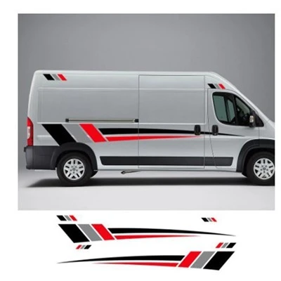 Adesivo lateral da carroceria de vários veículos da França Van