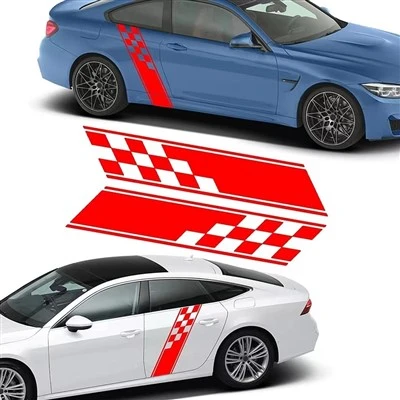 Adesivo de corpo de carro estilo corrida ETIE