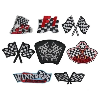 F1 Racing Fisicred Flag Ploth Sticker