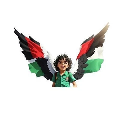 Adesivo de decalque para carroceria de carro com emblema da Palestina