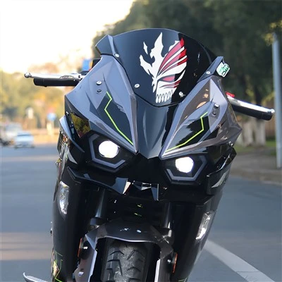 Adesivo decalque de cor brilhante para moto fit