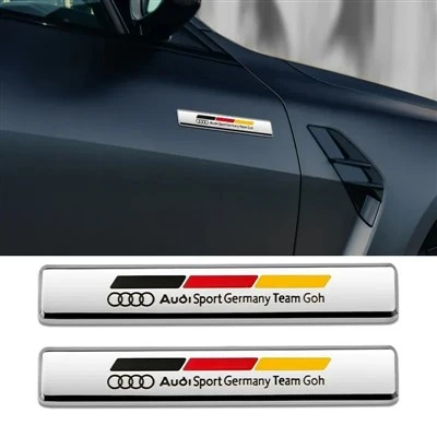 Adesivos de metal de estilo de carro alemão