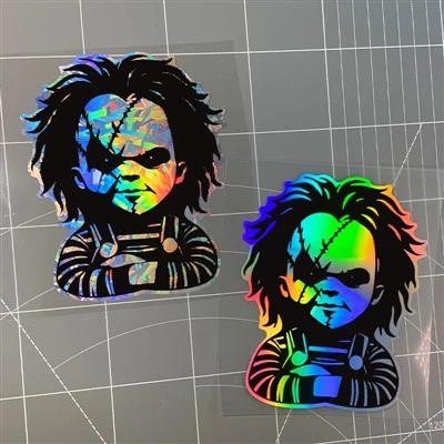 Adesivos de motocicleta de caráter de terror