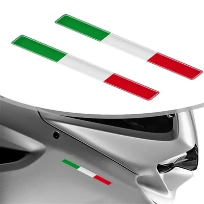 Bandeira tricolor italiana bandu -epóxi decorativo