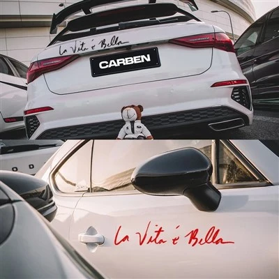 LA Vita e Bella Reffortive Car Stickers