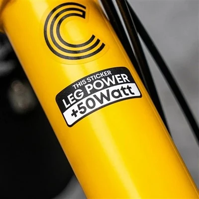 Adesivos de estrutura de bicicleta de potência da perna