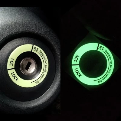 Night Luminous Ignition Ignition Key Ring Stickers