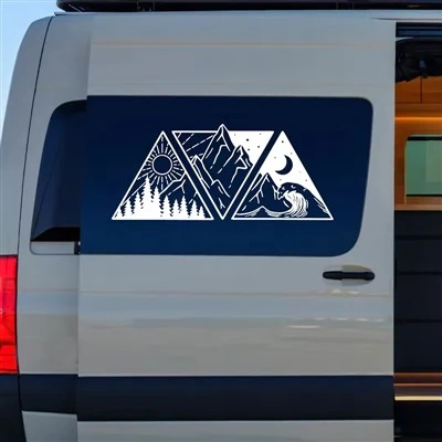 Decalques Ocean Mountain para caravana