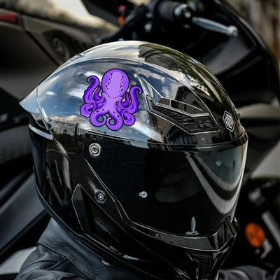 Adesivos de motocicleta de monstro marinho de polvo
