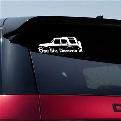 One Life Descubra It CAR Janela Adesivo