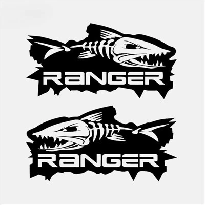 Ranger Fish Ute par de grandes adesivos de carro de barco de pesca