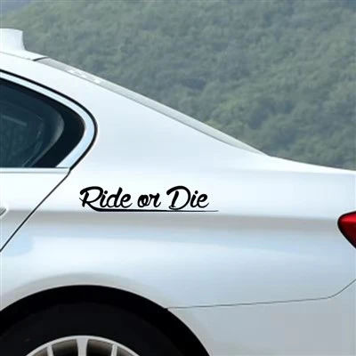 Adesivo de luz de carro Ride Or Die