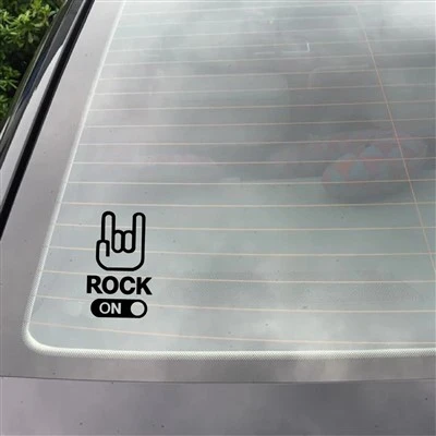 Decalques de hard rock de adesivo de rocha no adesivo de rochas