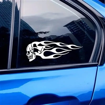 Espingardas de crânio adesivos para carros