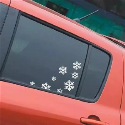 Adesivos de carros de floco de neve decalques de vinil